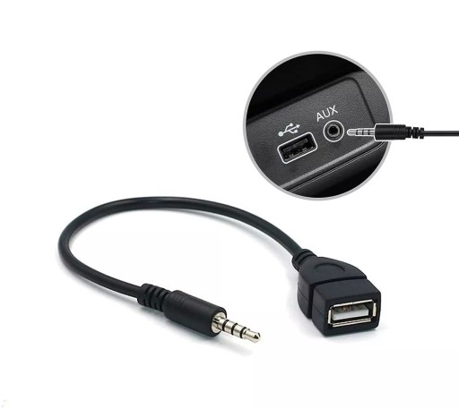 KONEKTOR ADAPTÉRA 3,5 mm AUX na USB 2.0 OTG