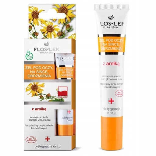 Flos-Lek Gél na očné viečka s arnikou plus 15 ml
