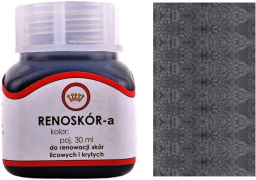 G10-01 LESK ČIERNA RENO KOŽA FARBA NA PRÍRODNÉ KOŽE.