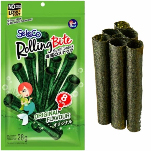 Chrumkavé riasy Morské riasy Nori Original Roll 28 g
