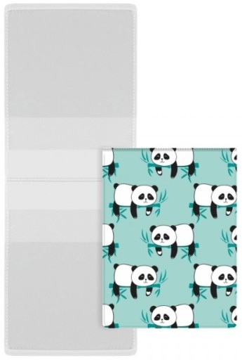 Obal na školské ID puzdra BIURFOL panda