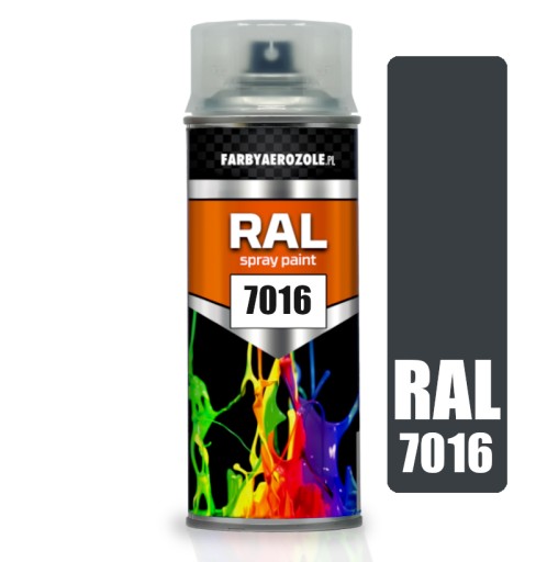 AKRYLOVÝ LAK V SPREJ RAL 7016 ANTRACITOVÁ SIVÁ