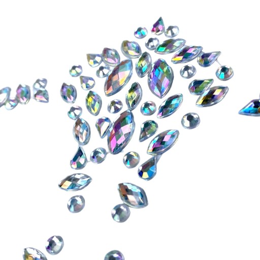 CRYSTALS BONECASE STICKERS SKULL makeup
