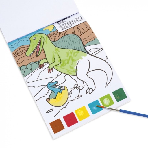 MALIARSKA S FARBAMI A ŠTETCOM, A5, DINOSAURY