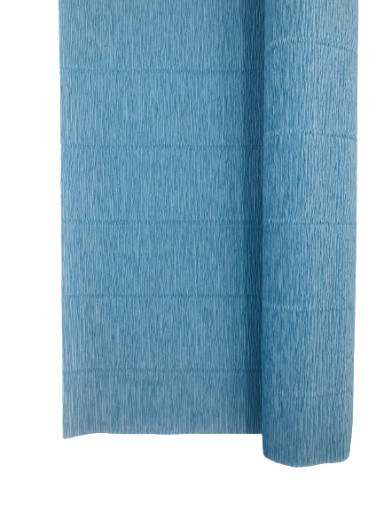 Krepový papier Taliansky krepový 180g hodvábny papier č. 556 azúrovo modrý modrý