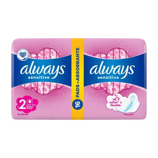 Hygienické vložky Always Ultra Sensitive Long (veľkosť 2) s