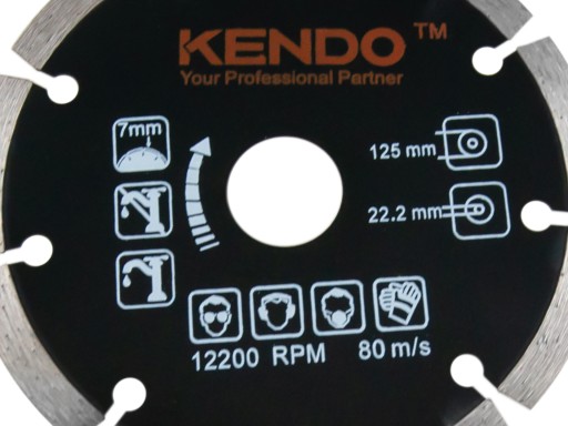 SEGMENTOVANÝ DISK TURBO BETÓNOVÁ KOCKA 125x22,2x1,9