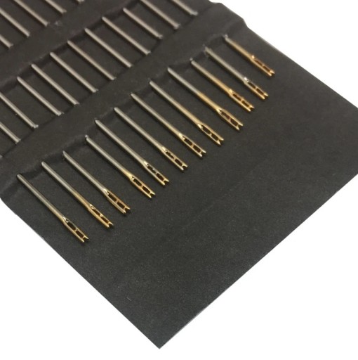 Samonavliekacie ihly na šitie EASY-THREAD HAND NEEDLE 12 kusov