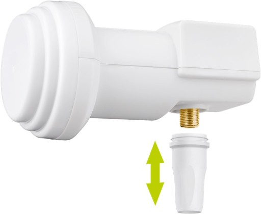 LNB Satelitný konvertor Single Goobay 0,1dB 1xF