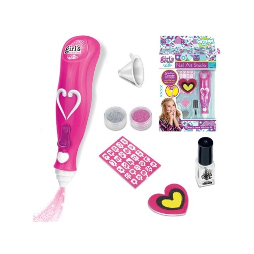 WOOPIE ART&FUN Sada na maľovanie nechtov s trblietkami pre deti