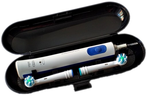 Čierne Púzdro NA ZUBNÚ KEFKU ORAL-B a Philips