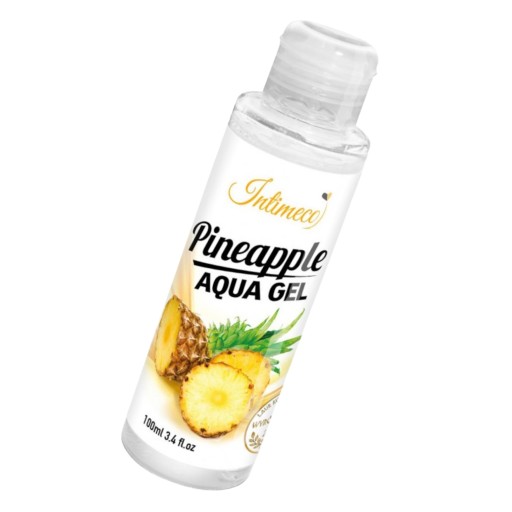 INTIMECO Ananásový intímny gél: Hydratačný vodný klzák 100 ml pre páry