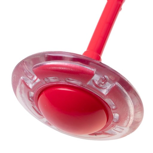 Hula hoop švihadlo na nohy pre deti s LED diódami, červené