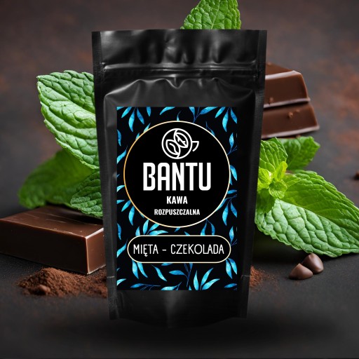 Bantu Instant Coffee Mint - Čokoláda 100g Instant s príchuťou mäty