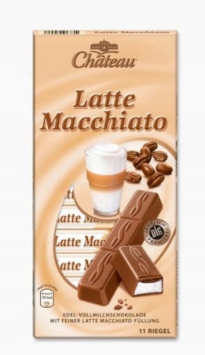 Chateau Plnené tyčinky Latte Macchiato 200g