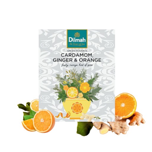 Dilmah Zelený Rooibos Kardamóm Zázvor Pomaranč