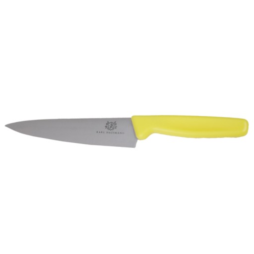 KUCHYŇSKÝ NÔŽ ŽLTÝ DLHÝ 20,5 CM - OSTRÝ, IDEÁLNY NA MÄSO