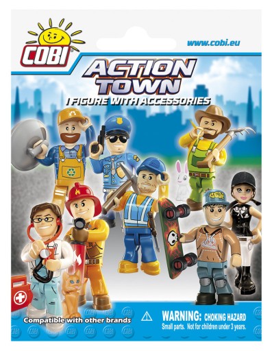 COBI ACTION MESTSKÁ TAŠKA POSTAVA + DOPLNKY 1852