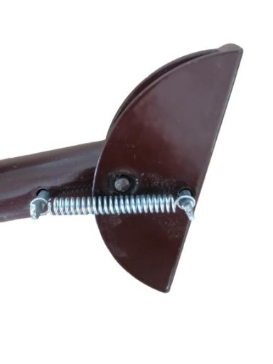 Garážová podpera pre brány, 30 cm, hnedá