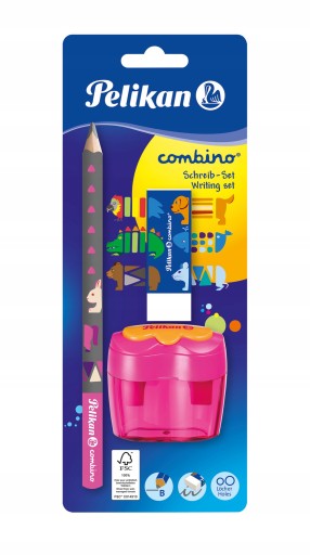 HERLITZ COMBINO súprava ceruzka + guma + strúhadlo