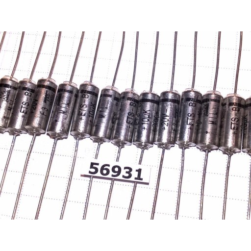 Tantal 10uF20V 10% 5x12 ERO MIL-ETS CS13 axiálny x2