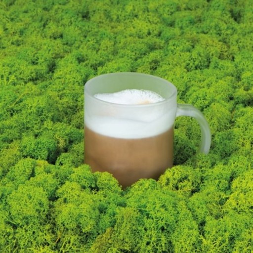 GENOVA sklenený hrnček na kávu 300 ml, priehľadný
