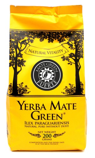 Yerba Mate Green FUERTE - 200g despalada 0,2 kg