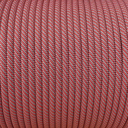 Dynamické lano Tendon Smart Lite 9,8 mm V METROCH, dĺžka 1 m, červená, šedá