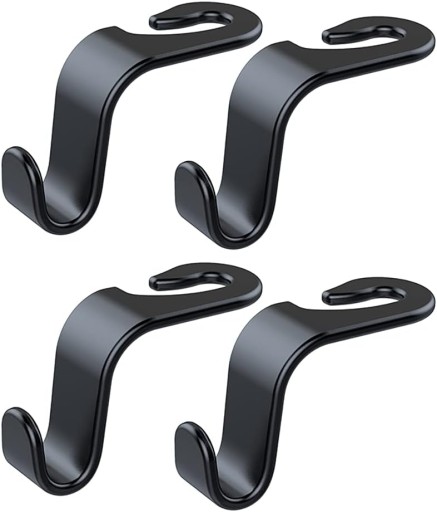 4x Hanger Hanger Držiak na opierku hlavy Nákupy pre autosedačku do auta