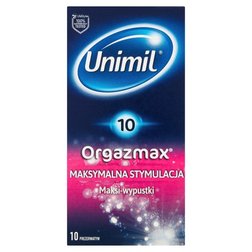 Unimil kondómy OrgazMax Sex kondómy 10 kusov
