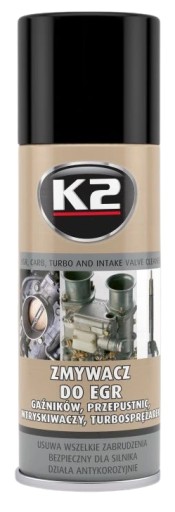 K2 čistič EGR, karburátory, turbo škrtiace klapky, 400 ml