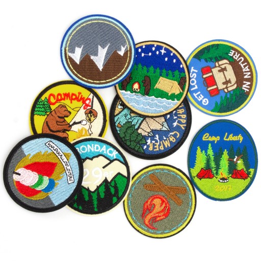 TERMO Scout Patches SET Camping Mountains Forest