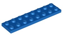 LEGO 3034 TANIER 2x8 modrý NOVINKA == (20g) 8 ks.
