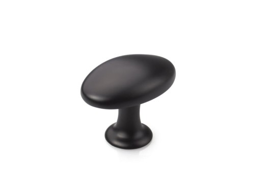 OVÁLNY MATTE BLACK nábytková kľučka GM-825