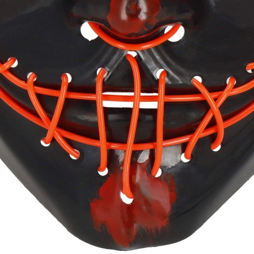 LED MASKA SVIETIACA LED HALLOWEEN PURGE PARTY