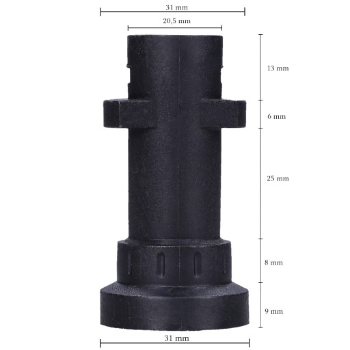 Redukčný konektor, penový konektor, Bajonetový konektor pre Karcher K2-K7