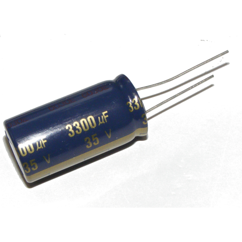 Kondenzátor 3300uF 35V LOW ESR 105'C Panasonic