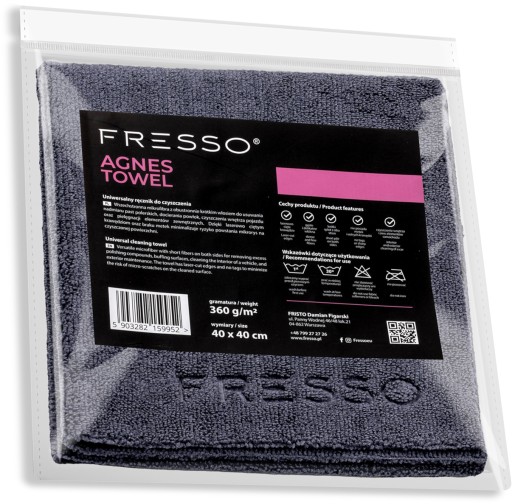 FRESSO AGNES UTERÁK UNIVERZÁLNE MIKROVLÁKNO NA AUTOLAK 40X40 CM 360 GSM