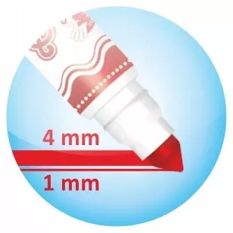 Fixky Fixky Umývateľné fixky pre deti 12 farieb 2+ Colorino 51415