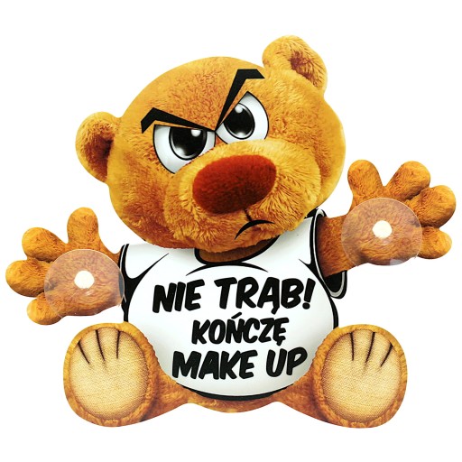 Závesná doska do auta, prísavka na okno auta, Netrúbiť...
