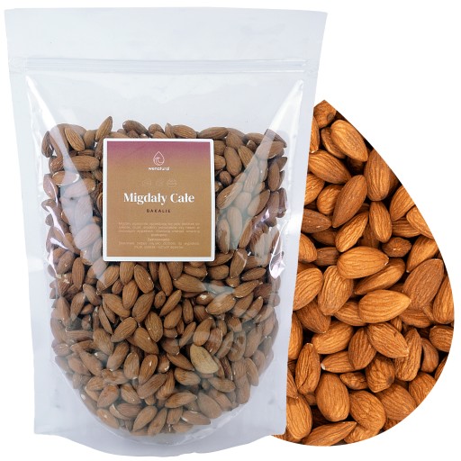 Kalifornské mandle 500g Wenatural – celé, veľké, orechy
