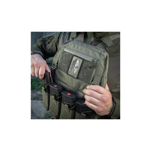 Nášivka na prilbu SPARTAN suchý zips M-Tac zelená/čierna