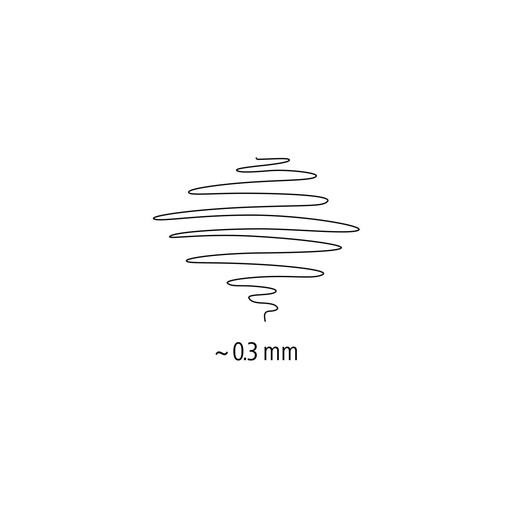 Triplus jemná linka, trojuholníková, 0,3 mm, vanilka, S