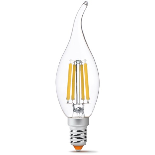 E14 C35 LED žiarovka 6W = 60W 806lm 4000K vlákno