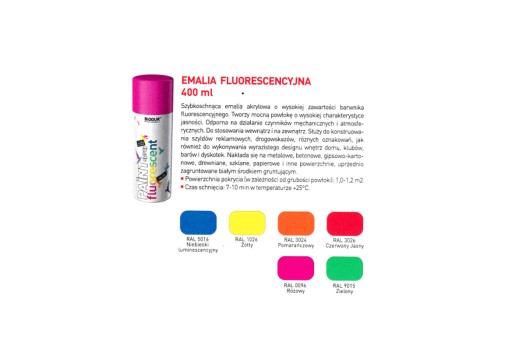 FLUORESCENTNÝ SPREJ POMARANČ BIODUR 400 ml