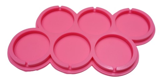 SILIKÓNOVÁ FORMOVAČKA NA ČOKOLÁDOVÉ KOLESÁ LOLLIES KOLESÁ LOLLY MOL