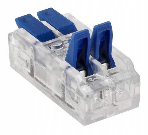 Rýchloupínací konektor, priechodný, 2-stopový konektor pre Mono COB SMD LED pásy