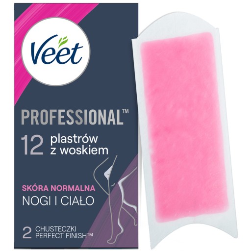 VEET Professional pásiky na odstraňovanie chĺpkov normálne 12