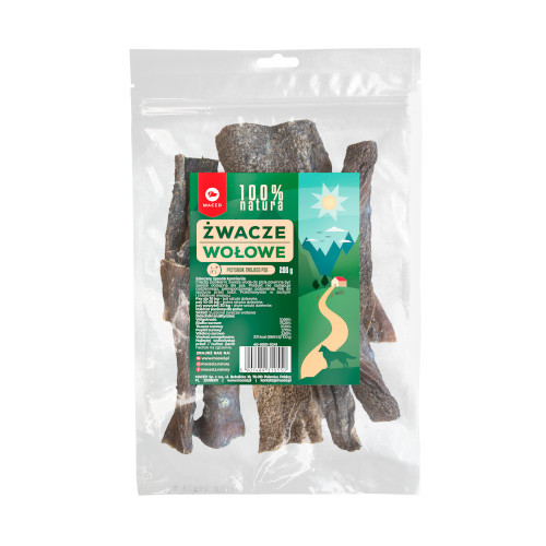 Maced Beef bachor 200g prírodná pochúťka pre psov, žuvacia pochúťka