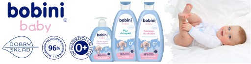BOBINI Baby šampón pre bábätká 96% ingrediencií prírodného pôvodu 300ml